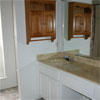 Master bathroom in Watauga house for rent